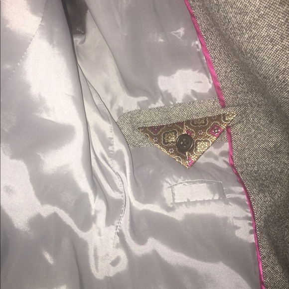 Women J.crew herringbone wool blazer jacket 12 - Picture 5 of 5